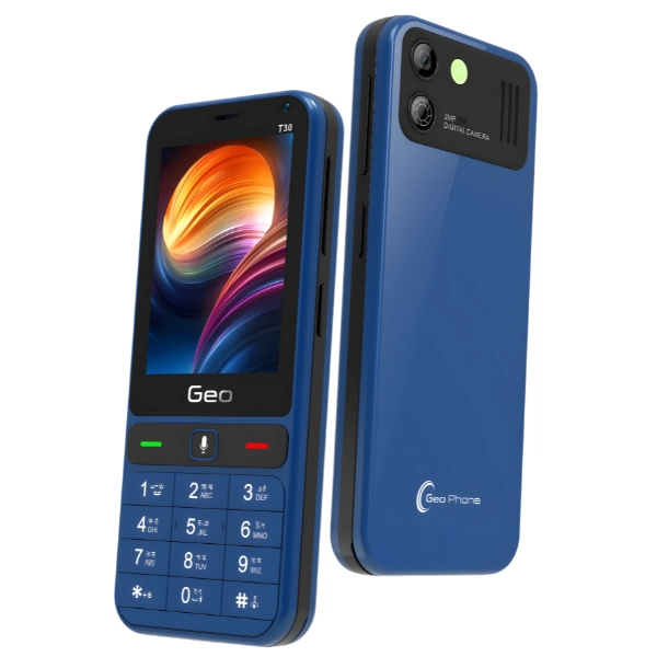 Geo T30 Smart Feature Phone Full Review: Bridging the Gap Between Simple and Smart - 1 Geo T30 Deep Blue Official image - AkonMobiLe