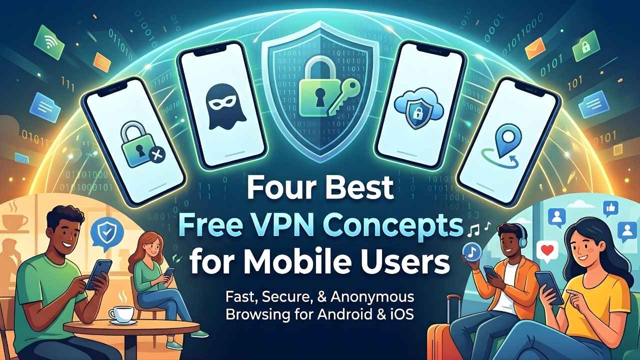 5 Best Free VPN Apps for Mobile Users - Fast, Secure and Anonymous Browsing for Android and iOS