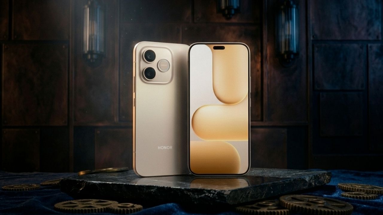 A cinematic view of the new Honor 600 Lite smartphone highlighting its premium dual-camera module and beautiful display design.