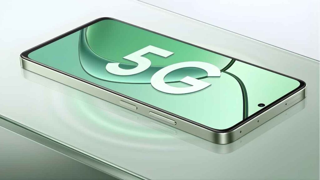 Front view of Lava Shark 2 5G showing 5G branding on a 6.75-inch 90Hz display.