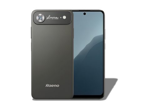 Raeno Air Black color official product render showing front and back