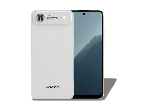 Raeno Air White color official product render showing front and back