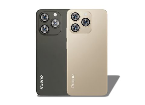 Side-by-side view of the premium Black and luxury Gold color variants.