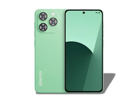 Official render of the Raeno R-X1 in its signature Green color