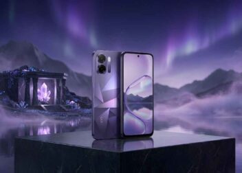 Oppo K14x premium budget 5G smartphone showcased in Prism Violet color highlighting its design