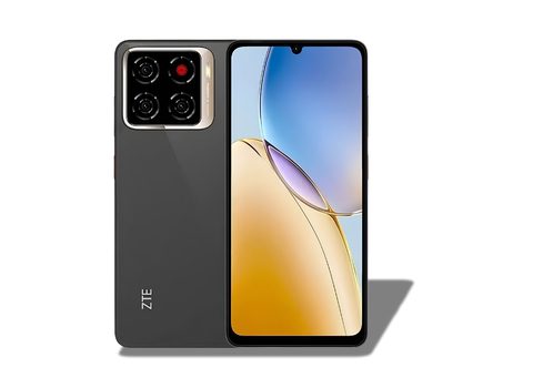 Rear design of ZTE nubia A56 in Celestial Black showing its premium matte finish back cover and camera block.